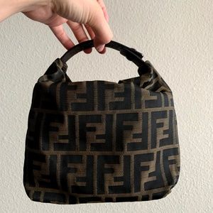 Fendi Zucca Canvas Small Handbag